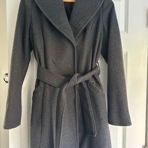 a new day Charcoal Wool Coat